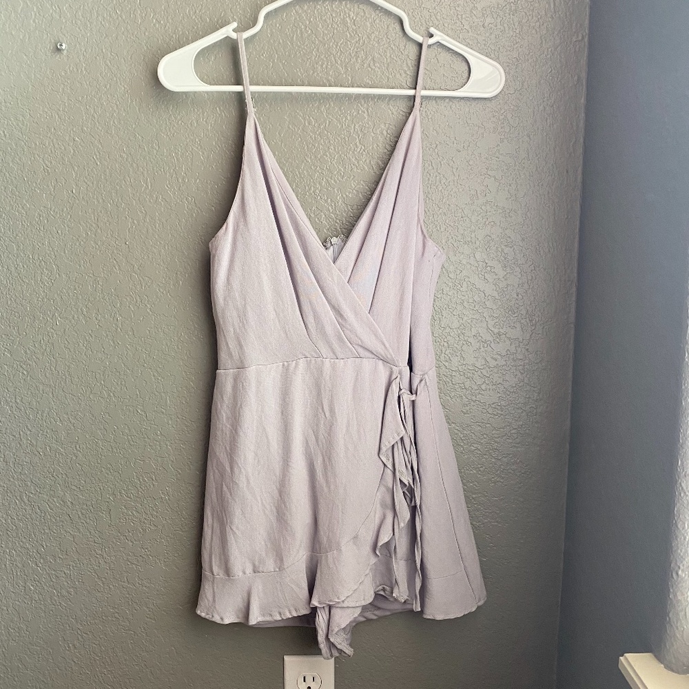 Lavender She + Sky Romper